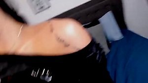 Sizzling  Latina Rides A Dildo With Her Excellent Physique